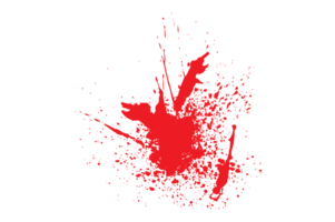 Blood paint splatter png