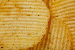 Lots of potato chips, texture photo