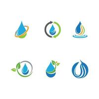 water drop Logo Template vector