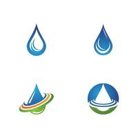 water drop Logo Template vector