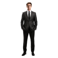 AI generated Businessman isolated on transparent background png