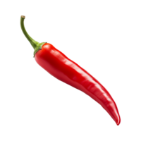 AI generated Fresh ripe red chilli isolated on transparent background png