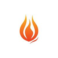 AI generated fire flame vector logo design.fire logo.fire logo design inspiration. elegant abstract design template elements.