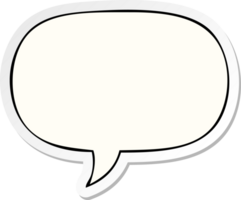 cartoon speech bubble sticker and speech bubble sticker png