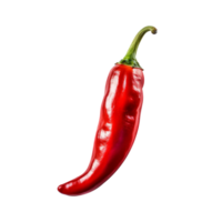 Red chilli isolated on background png