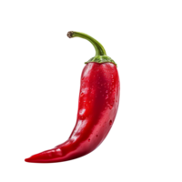 Red chilli isolated on background png