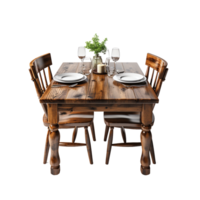 AI generated Dining Table, Dining Table Png