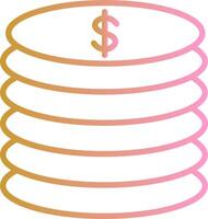 Stack of Coins Vector Icon