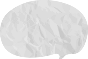 old paper speech bubble png