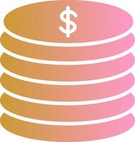 Stack of Coins Vector Icon