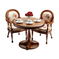 AI generated Tea Table, Tea Table Png, Tea Table With Transparent Background png