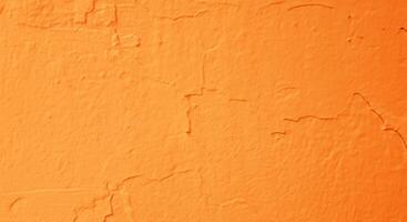 Vibrant Cement Orange Background for Creative Concepts. photo