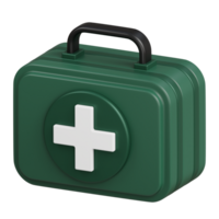 First Aid Kit 3d icon png