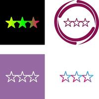 Stars Icon Design vector