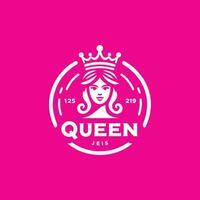 The Queen Logo Design vector