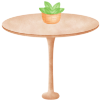 Wooden desk illustration png