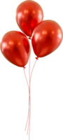 floating red balloons png