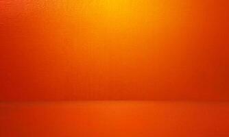 The floor and walls of the room were orange as a background. photo