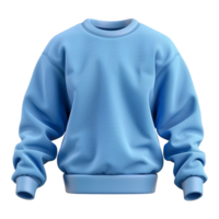 Blue sweatshirt isolated on transparent background png