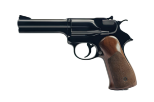 Close-up of a semi-automatic pistol png