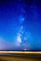 Milky Way Over Atlantic at El Palmar Beach, Cadiz, at Night photo