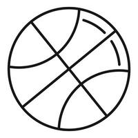 Basketball ball icon showing sport and recreation vector