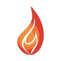 Fire Flame illustration - fire Flame clipart - fire silhouette icon and logo concept Design vector