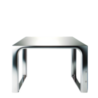 mesa con un metal marco en transparente antecedentes png