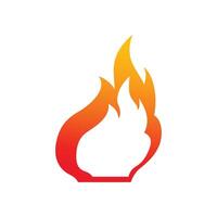 Fire icon design vector