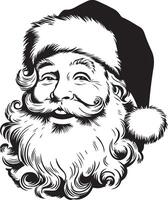 Santa Claus silhouette art illustration art vector