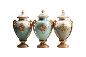 Home Decor Urns isolated on transparent background. png