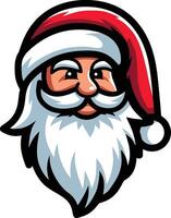 Santa Claus Logo Cartoon Mascot vector