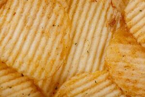 Lots of potato chips, texture photo