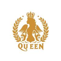 Creating a Luxurious Queen Logo That Reflects Power and Grace vector