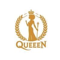 Refined and Luxurious Queen Logo Designs for Elite Business Branding vector