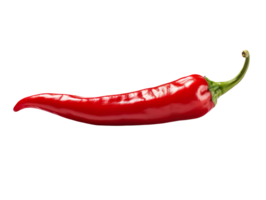 Red Chili pepper isolated on transparent background png