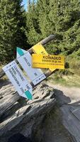 kowadlo Mountain Peak, Eastern Sudetes, Polish-Czech Border, Border Post photo