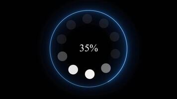 New fast loading bar icon animation. Loading process movement isolated background. video