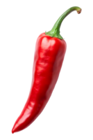 Fresh red chili pepper on a white background png