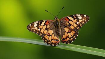 Elegantly adorned butterfly image photo