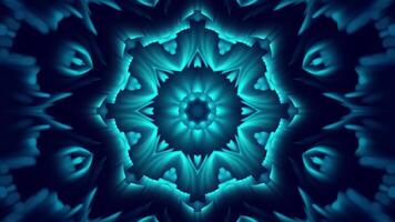 A blue and black abstract pattern video