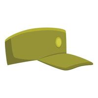 Military kepi cap showing uniform and tradition vector