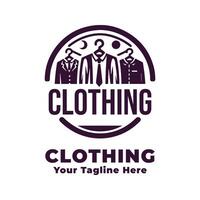 Simple Clothing Logo Design vector