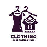 Logo Simple Clothing Design Silhouette vector