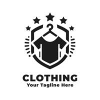 Simple Logo Clothing Illustration Design vector