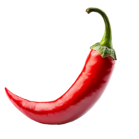 Red chili pepper on white background png