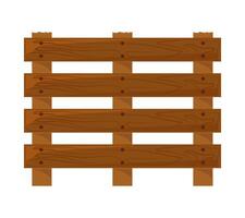 garden wood fence brown antique illustration vector