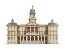 City Hall Isolated on Transparent Background png