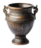 Antique urn on white background png