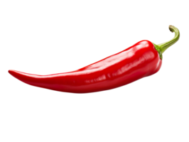 Red Chili pepper isolated on transparent background png